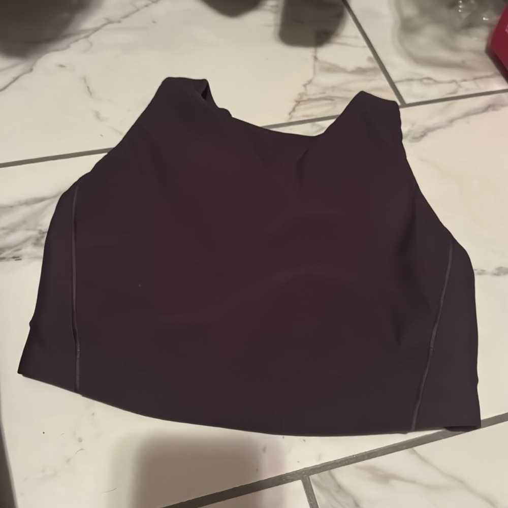 Plum colored athleta small sports bra Small